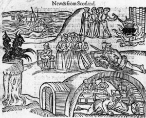 North Berwick Witches Woodcut- Newes from Scotland