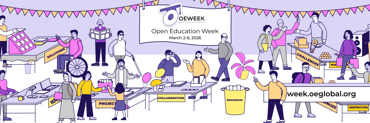 Open Education Week graphical banner