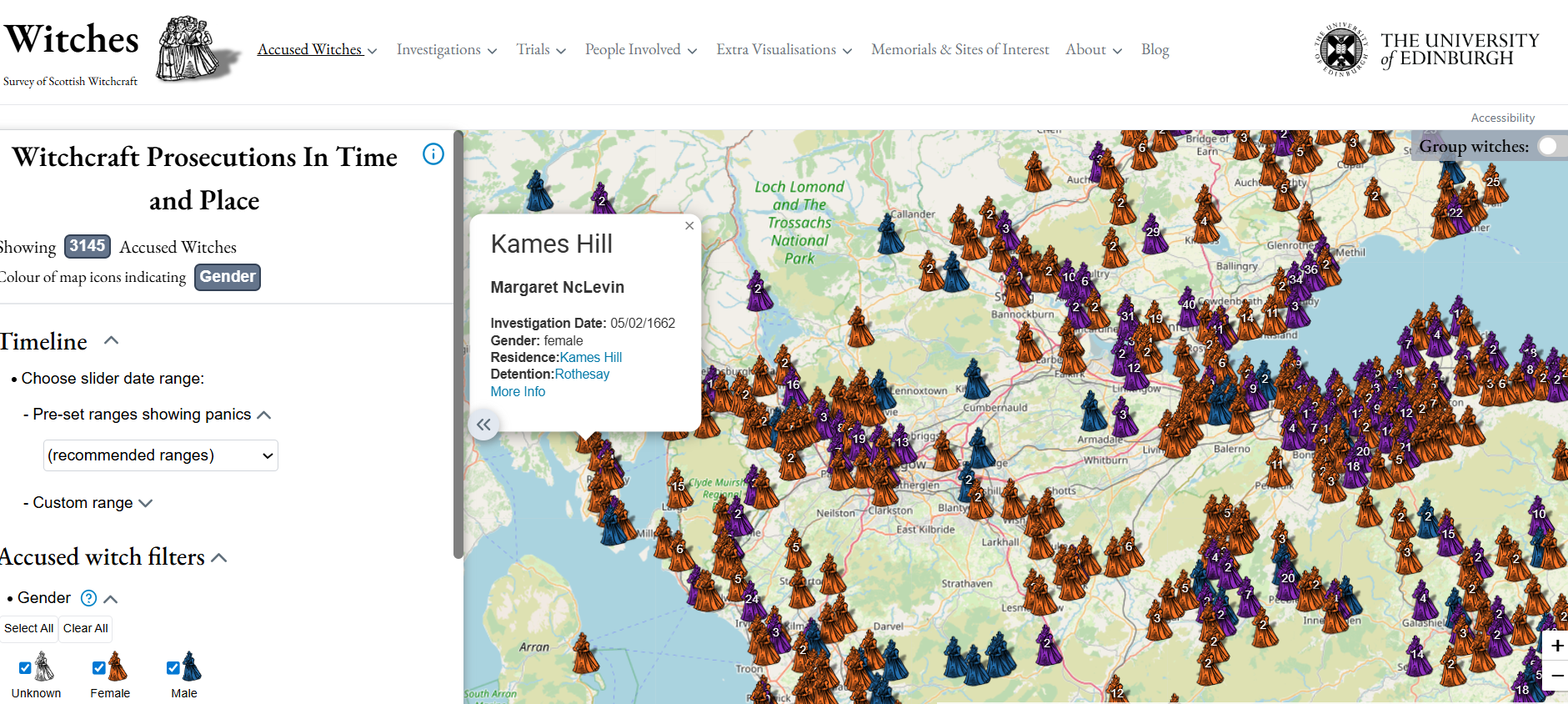 Screengrab of student-created Map of Accused Witches website, CC-BY-SA Screengrab of student-created Map of Accused Witches website, CC-BY-SA